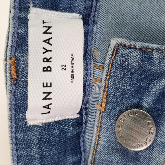 New Lane Bryant Signature Fit Midi Short Mid-Rise Flex Magic Waistband Size 22 - Picture 7 of 13